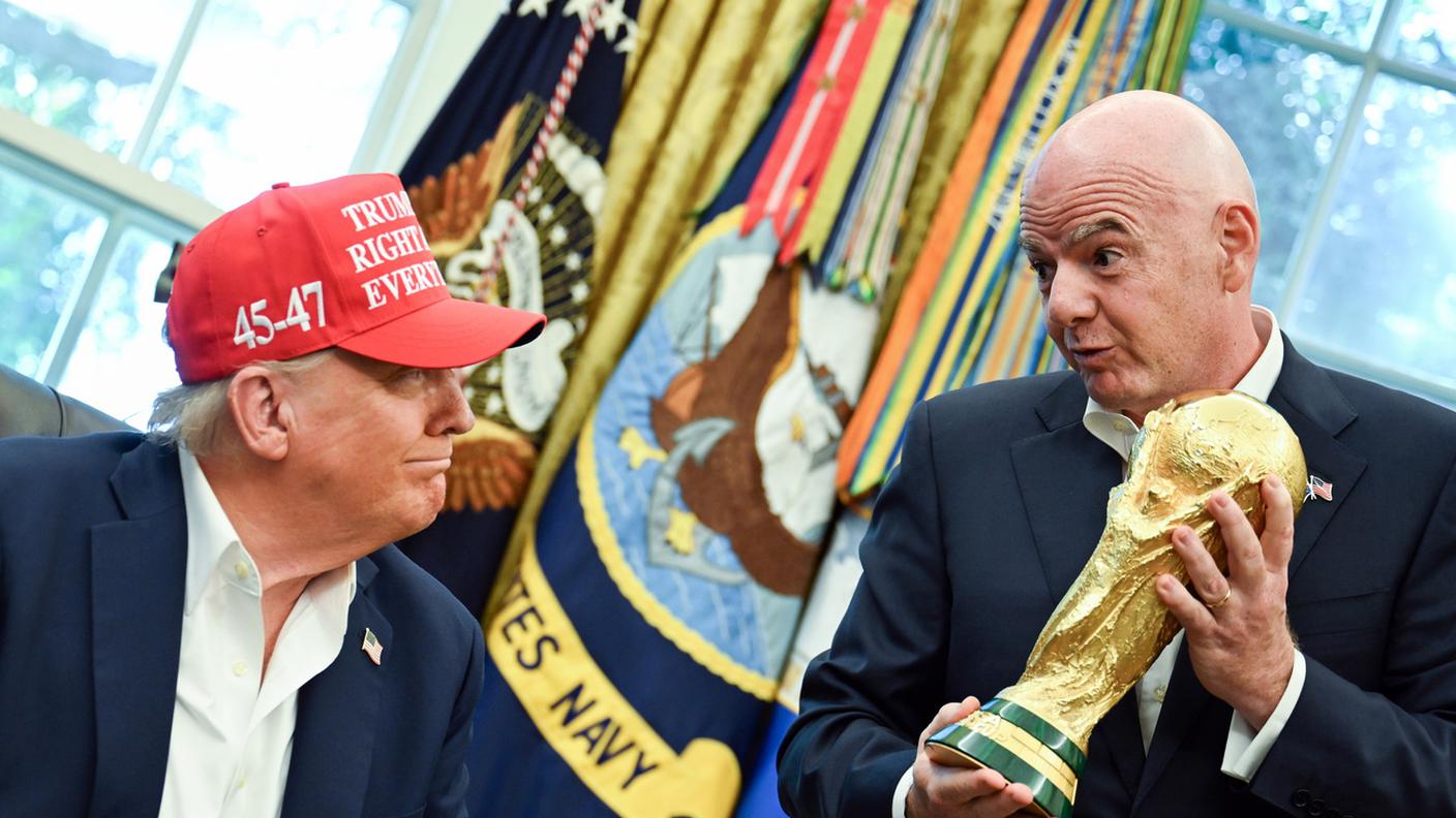 Donald Trump e Gianni Infantino