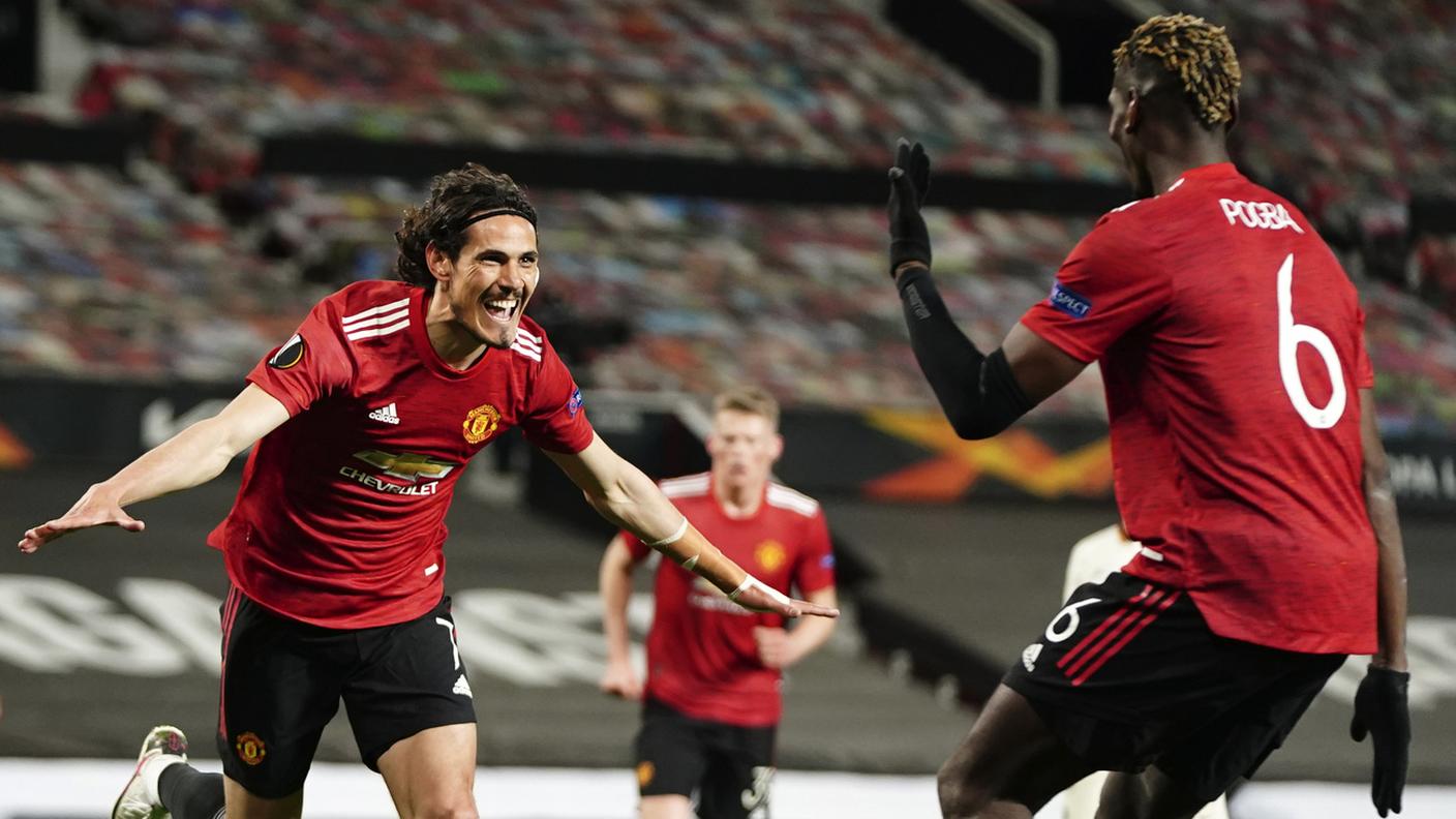 Cavani e Pogba, trascinatori dei Red Devils