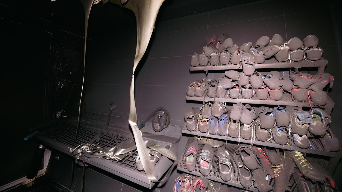 Gli strumenti principali ricoperti di fuliggine