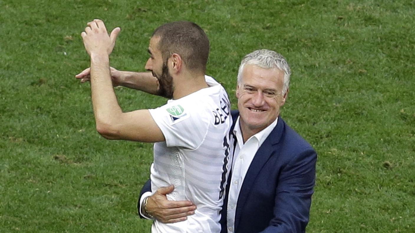 Karim Benzema e Didier Deschamps