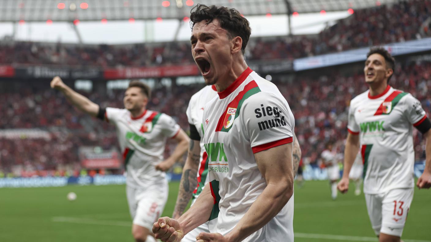 La gioia del 24enne dopo aver segnato il rigore decisivo al 97'