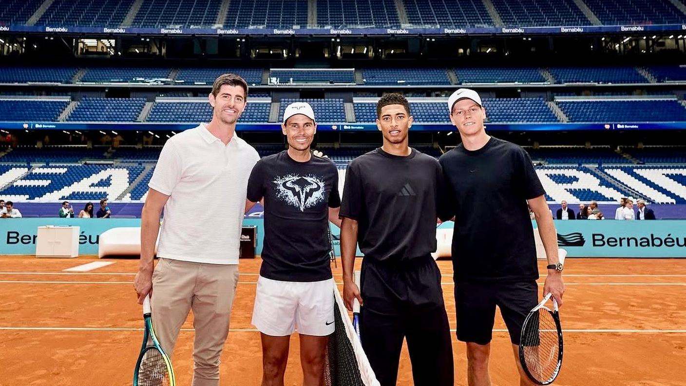 Nadal, Sinner, Bellingham e Courtois