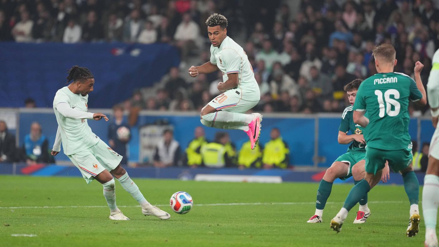 Con una gran botta il numero 11 ha realizzato la seconda rete