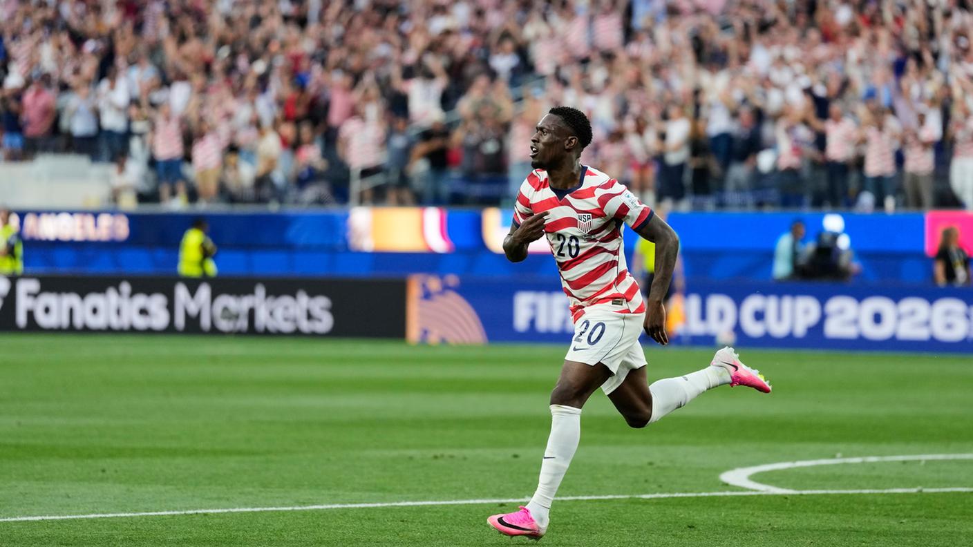 Balogun ha firmato una doppietta contro il Paraguay