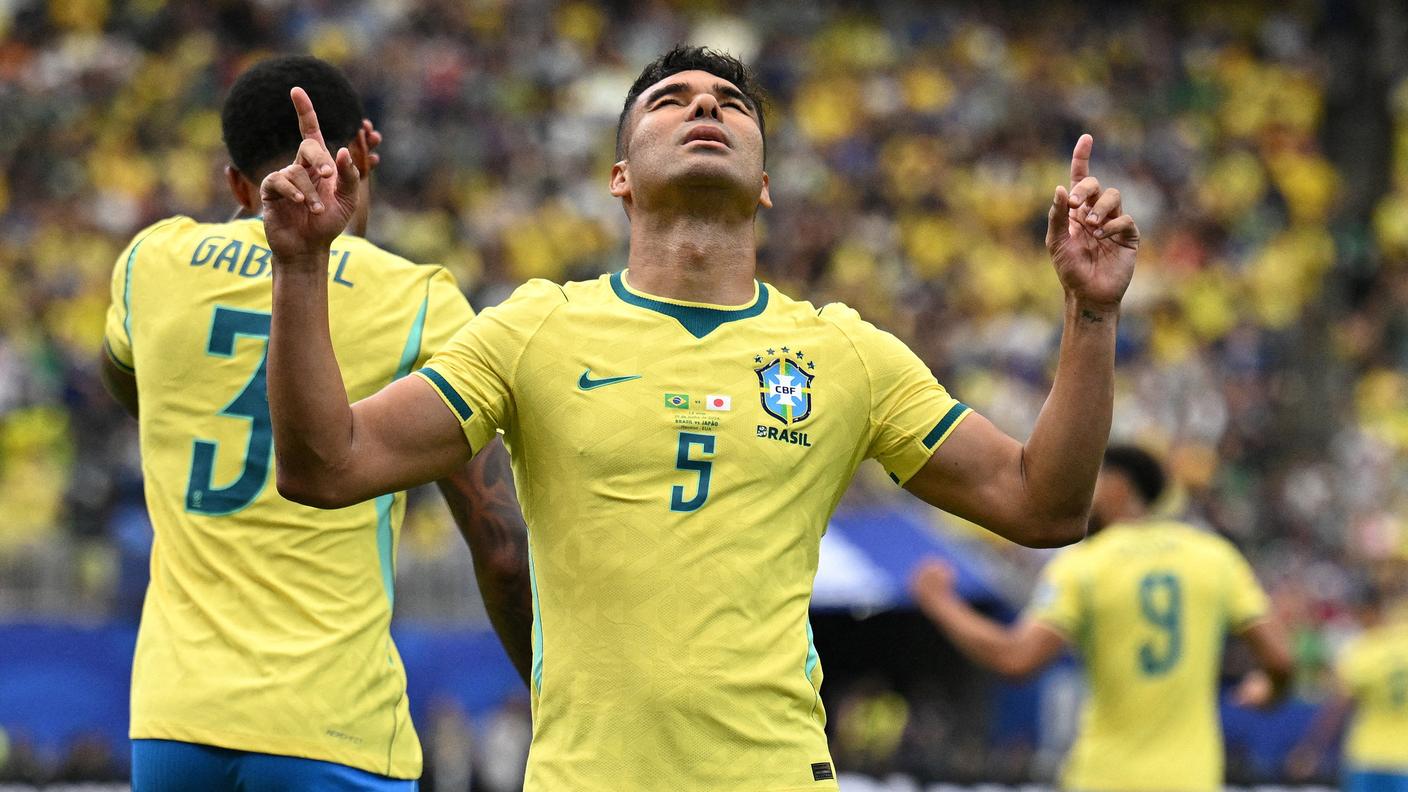 L'esultanza del brasiliano
