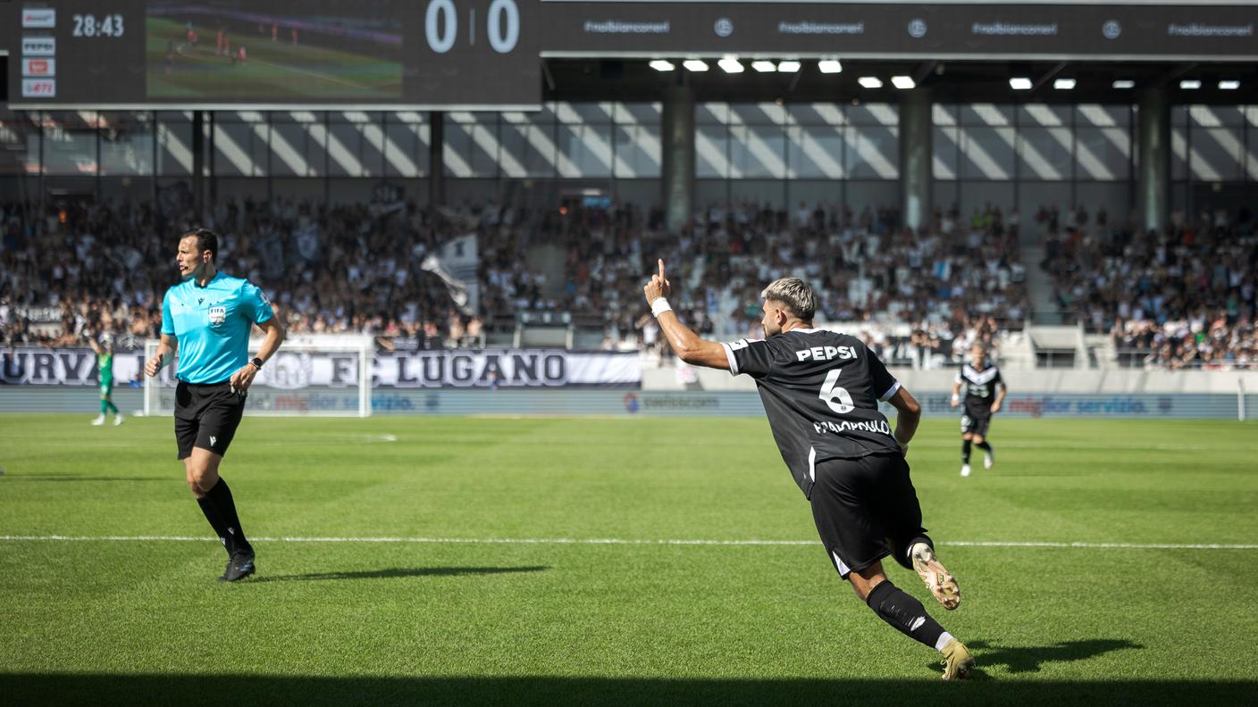 La prima rete in campionato dei bianconeri alla AIL Arena