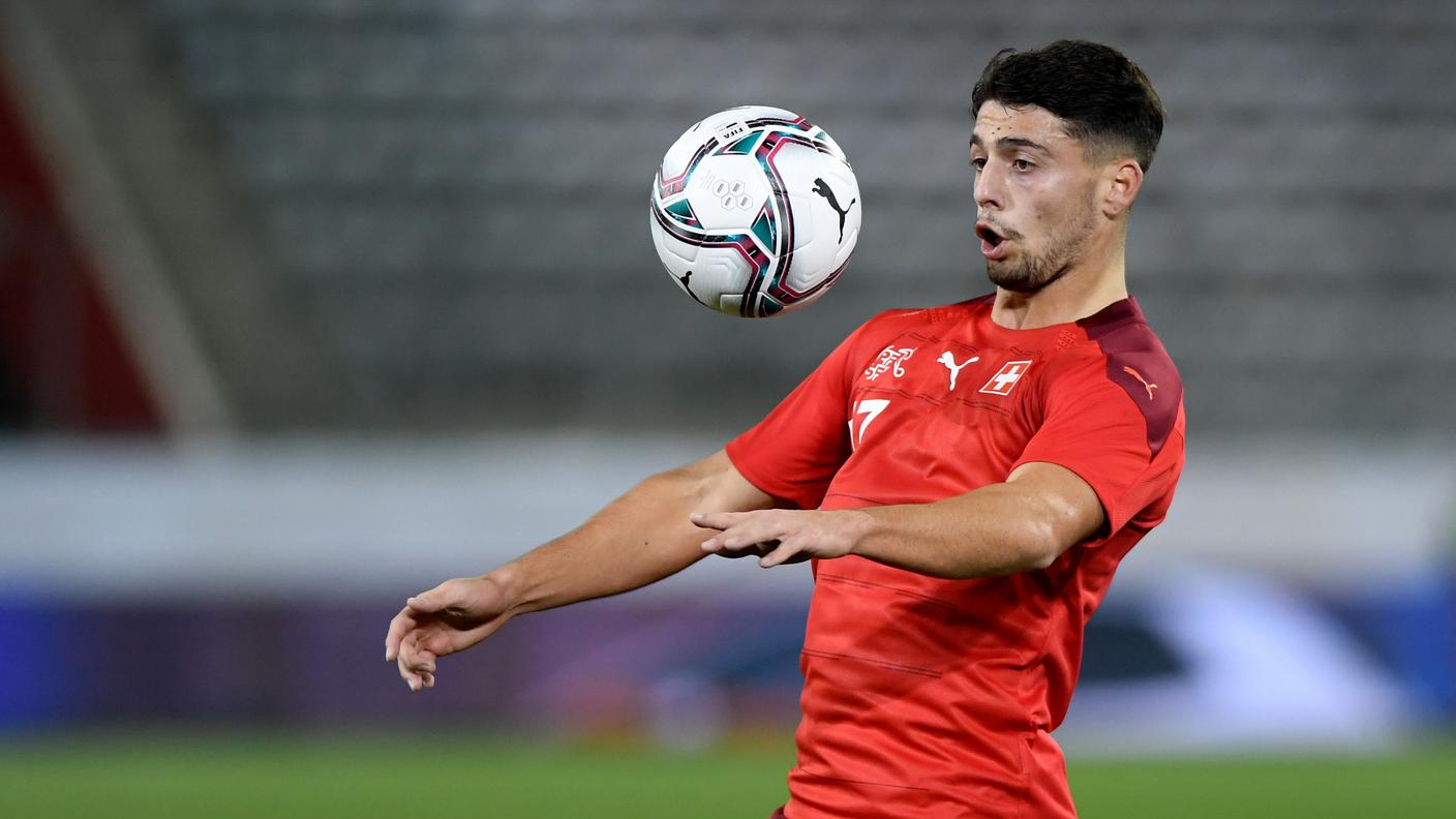 Con la maglia della U21