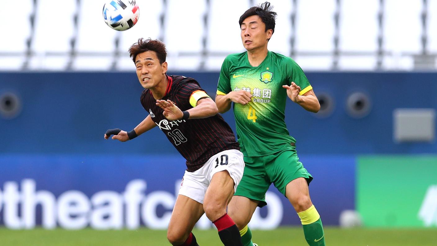 In marcatura su Park Chu-Young in un incontro di Champions League asiatica