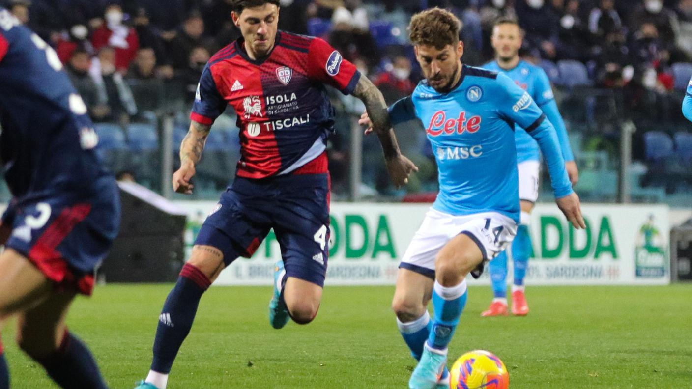 Per Mertens e compagni un pareggio colto in extremis a Cagliari