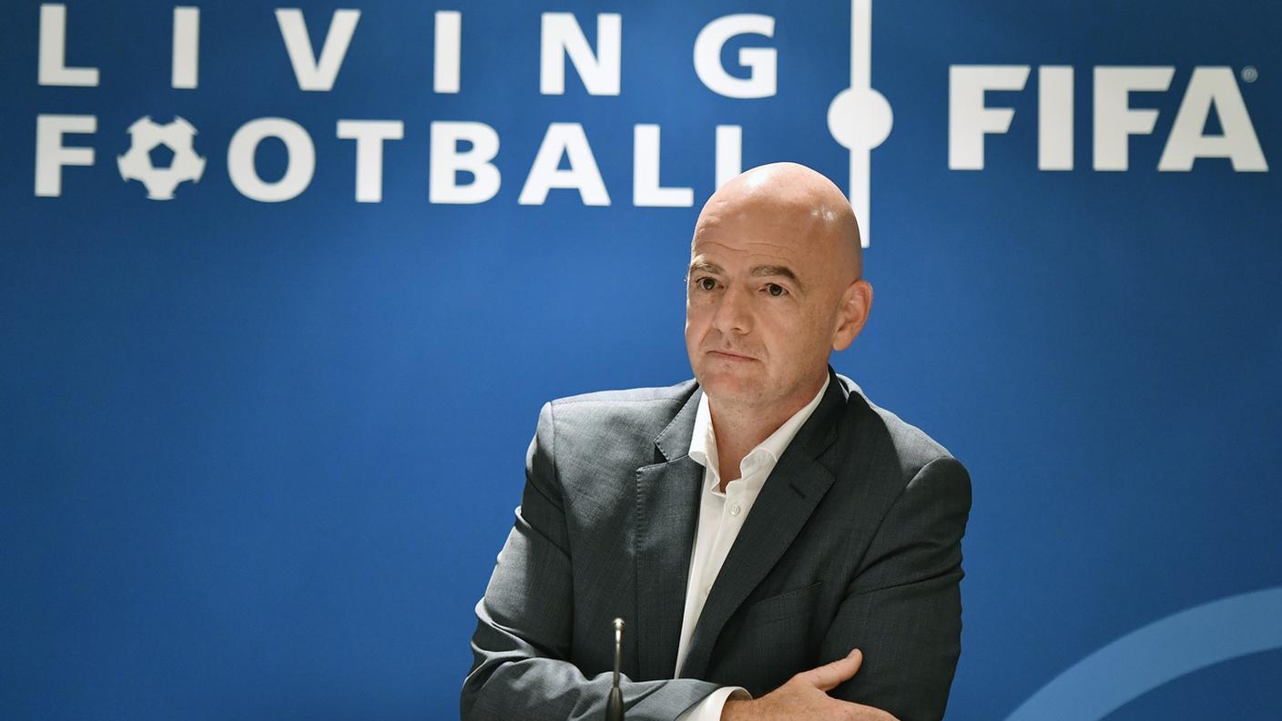 Il presidente Gianni Infantino