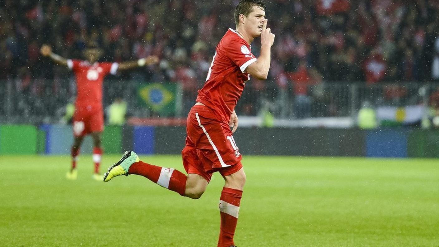 La gioia di Xhaka