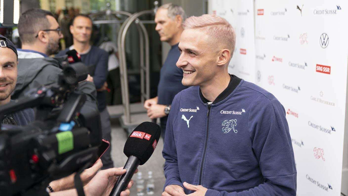 Le prime interviste con la Nazionale