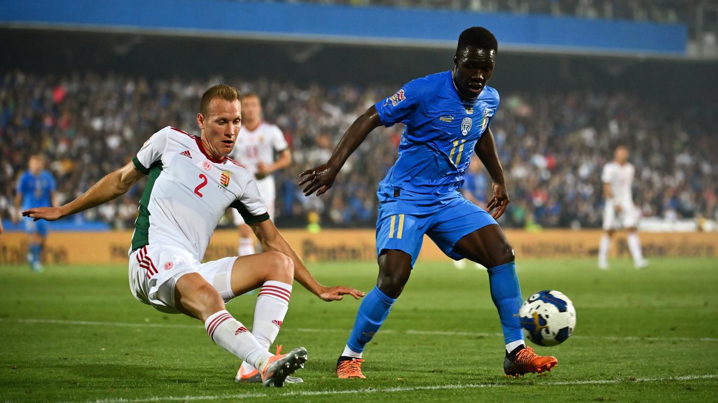 Lo zurighese Gnonto ha giocato tutta la partita