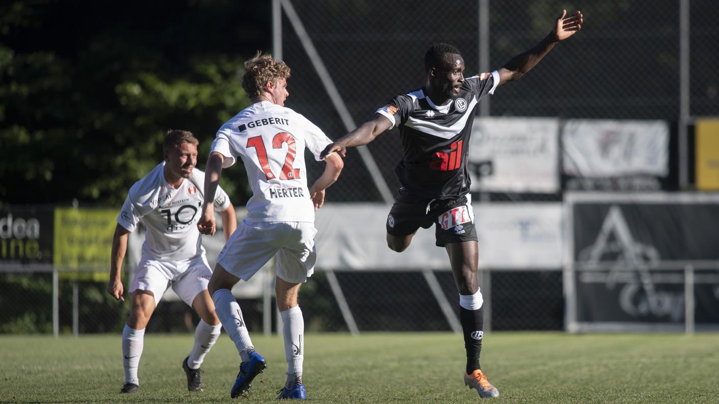 Il nuovo acquisto Doumbia in azione