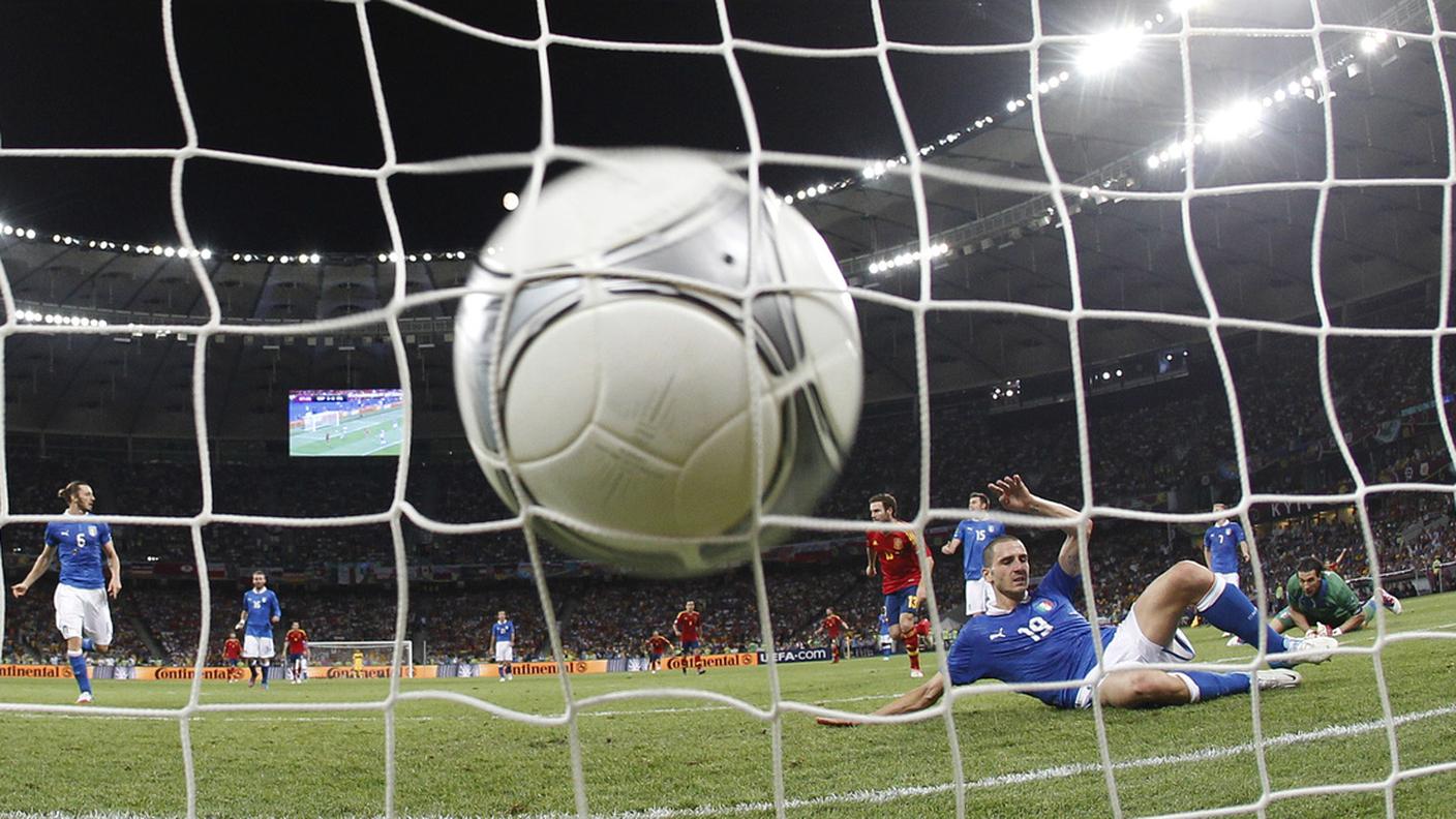 Lo stadio Olimpico di Kiev, teatro della finale di Euro 2012