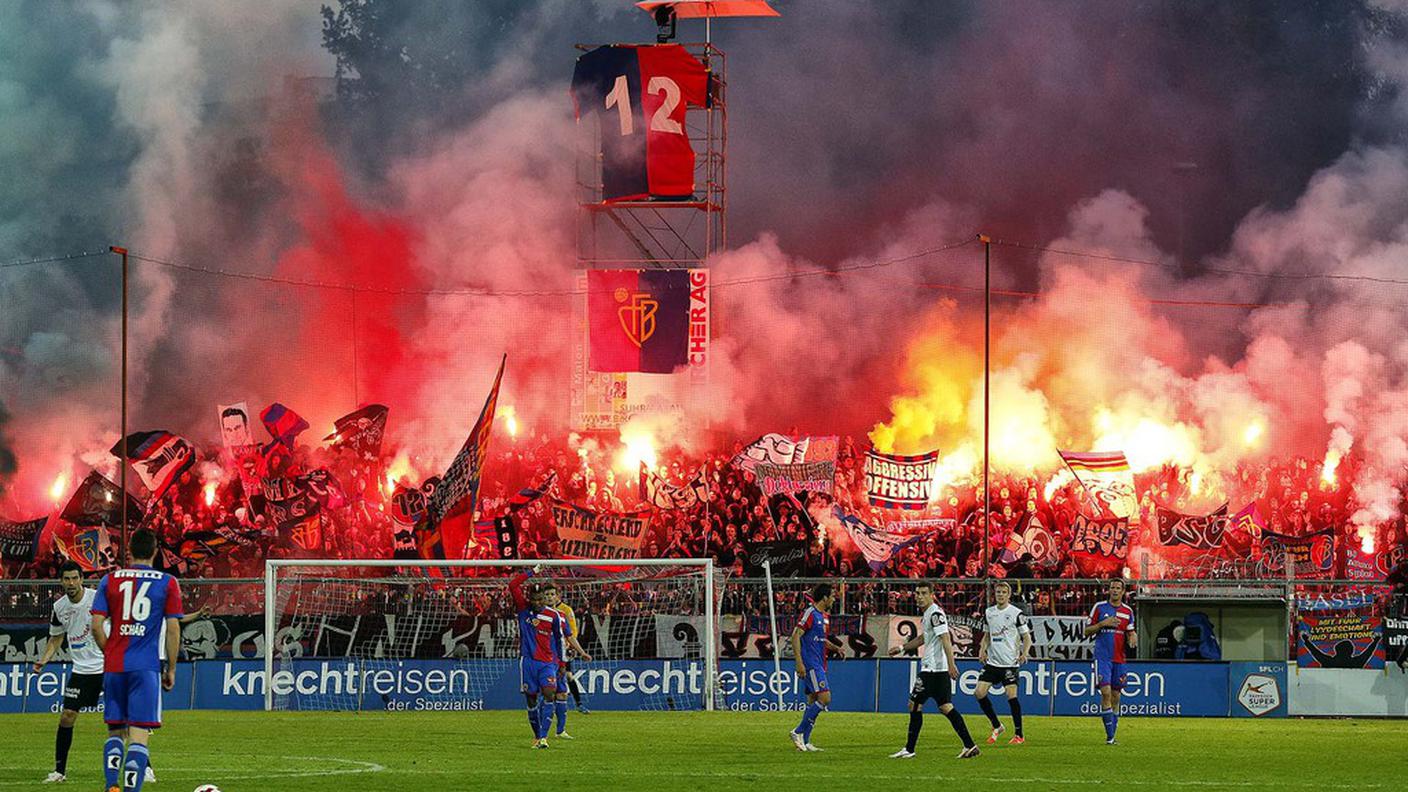 Tifosi in festa al Brügglifeld