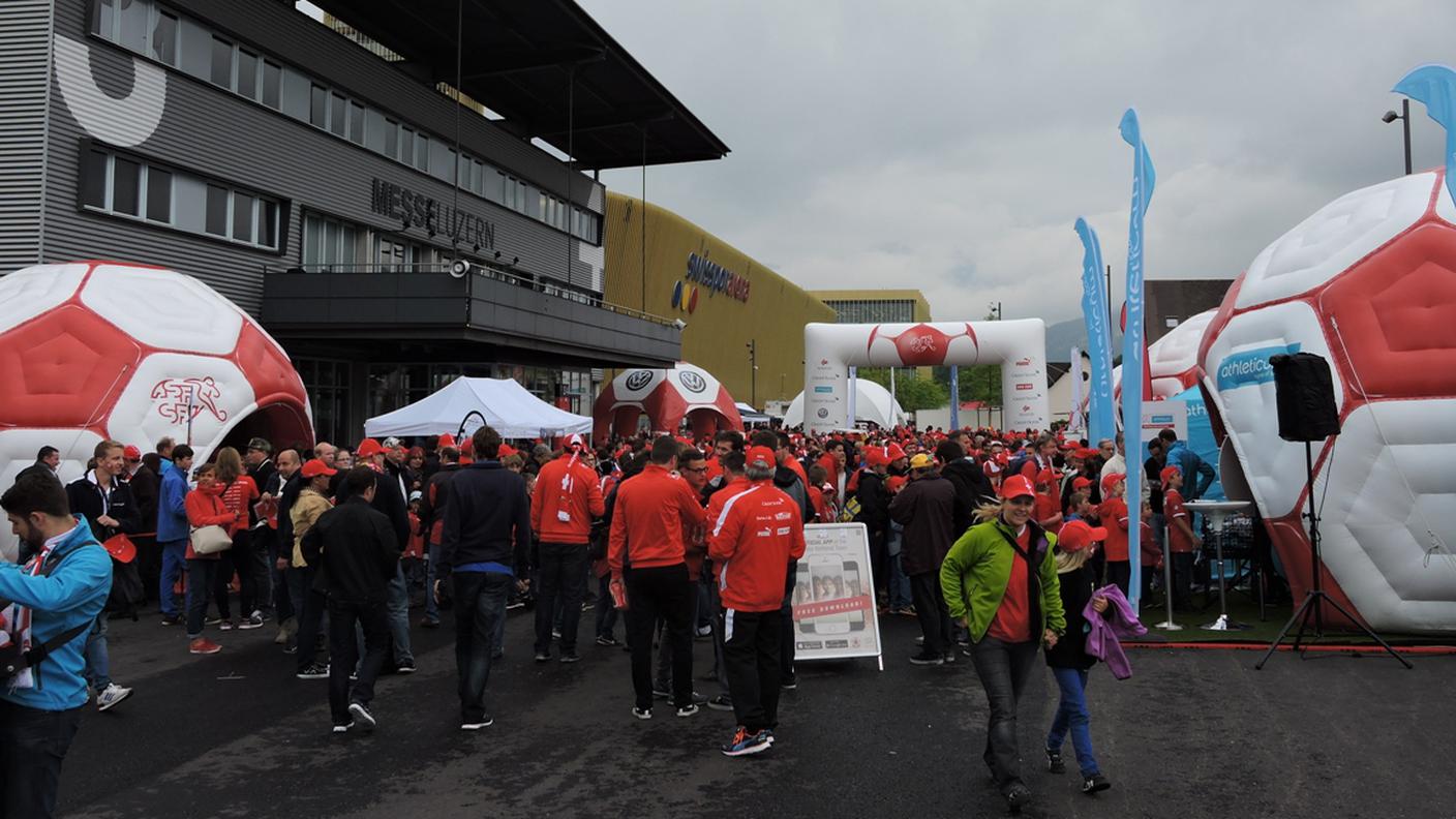 Tifosi Svizzera-Giamaica