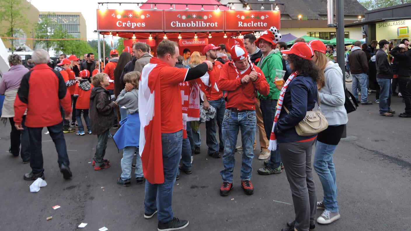 Tifosi Svizzera-Giamaica