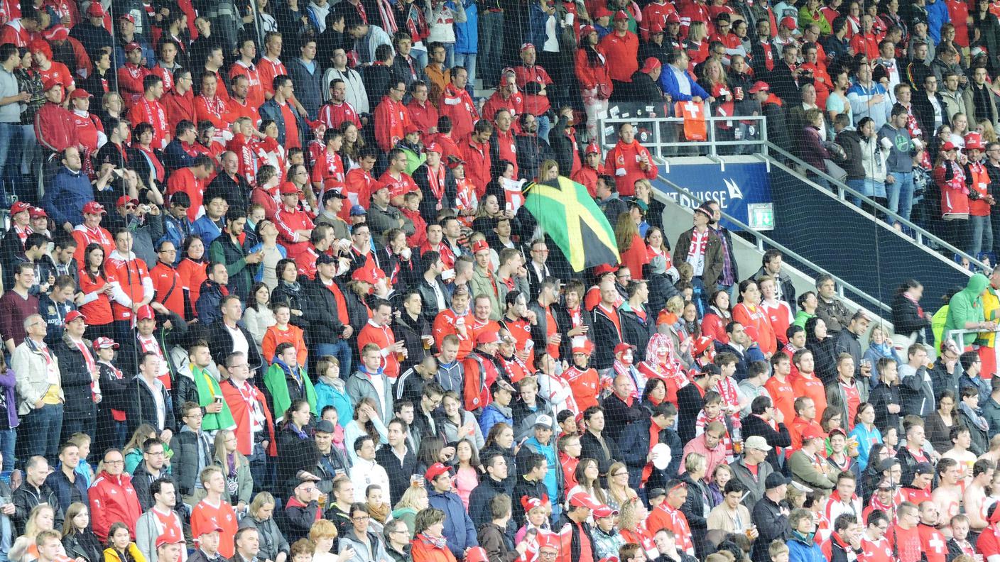 Tifosi Svizzera-Giamaica