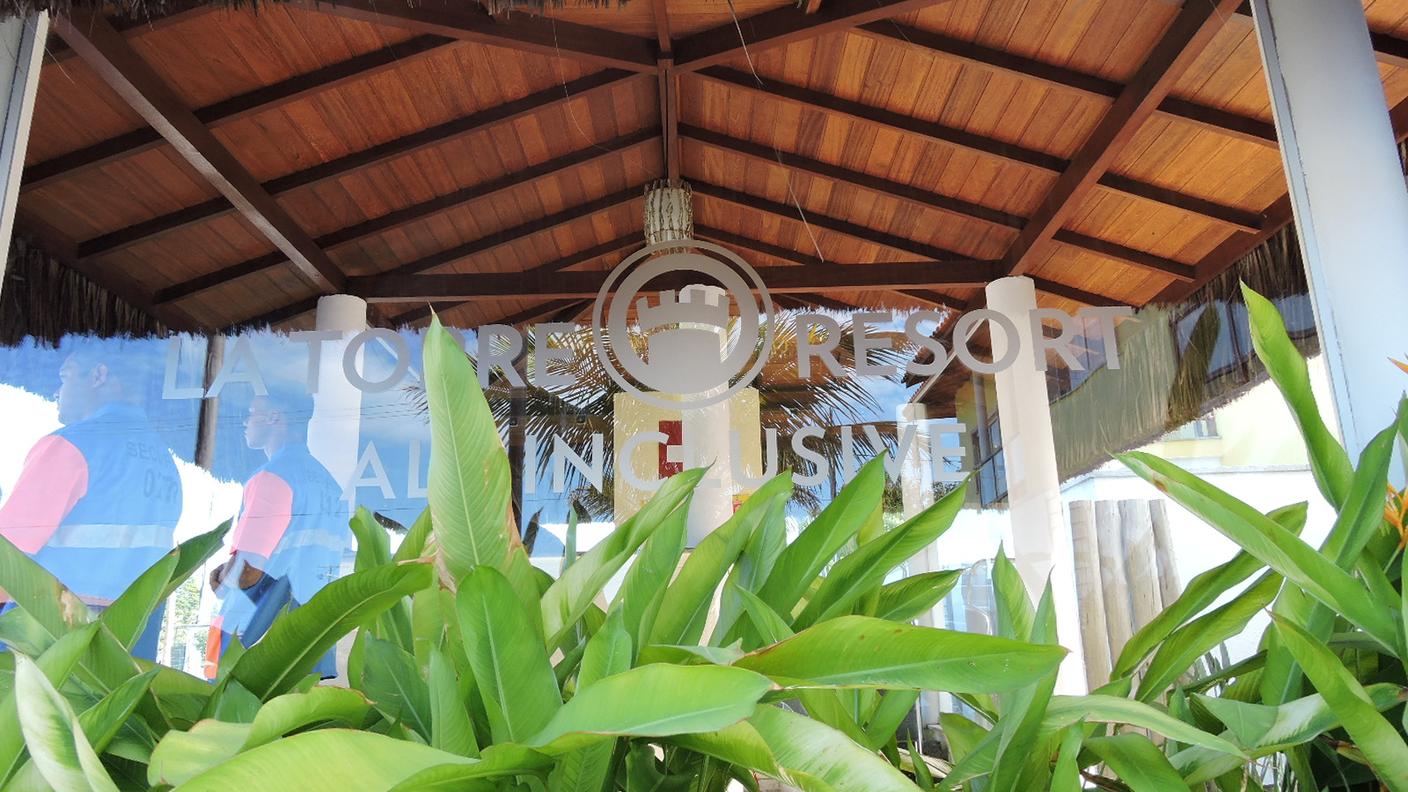 L'entrata del resort