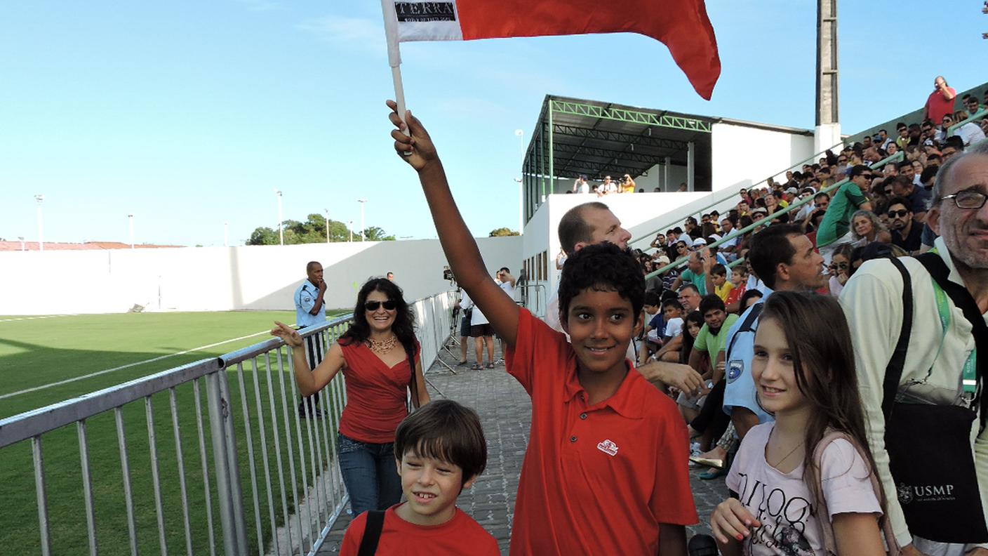 Allenamento pubblico a Porto Seguro