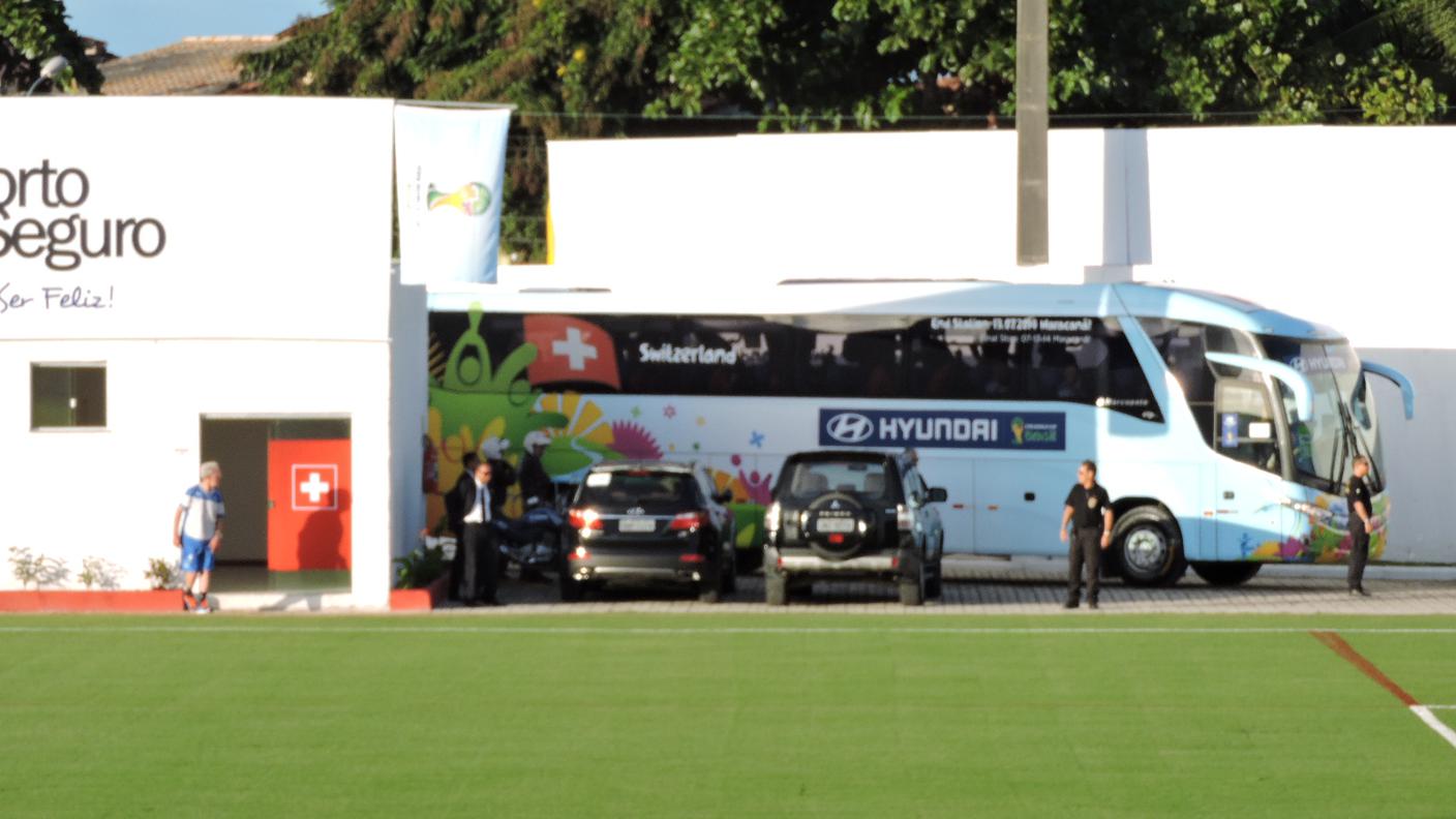 Allenamento pubblico a Porto Seguro