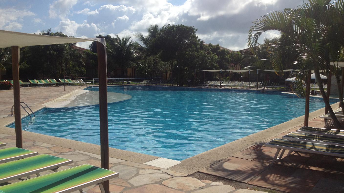 Una delle sei piscine