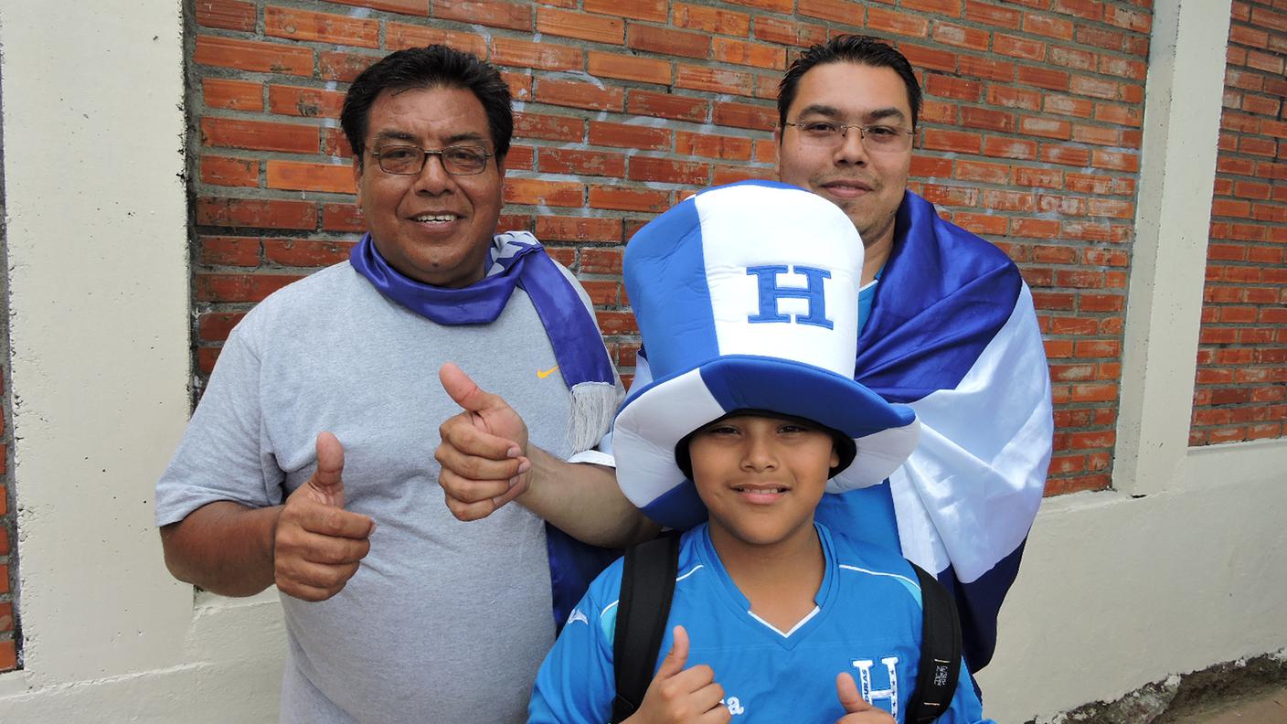 I tifosi di Svizzera-Honduras