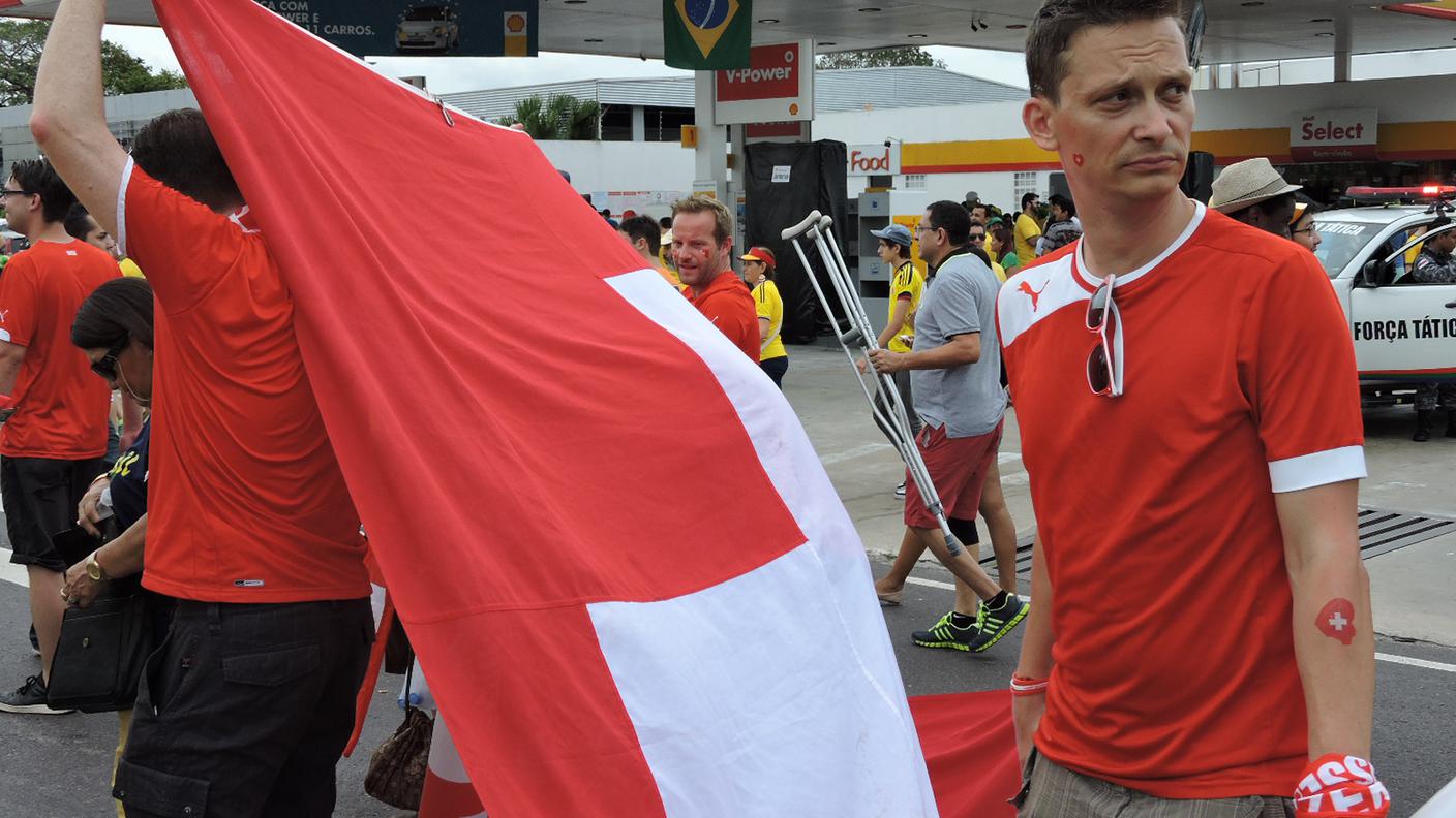 I tifosi di Svizzera-Honduras