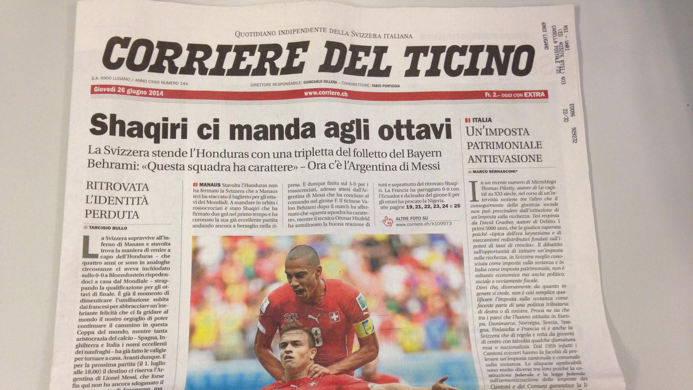 La prima pagina