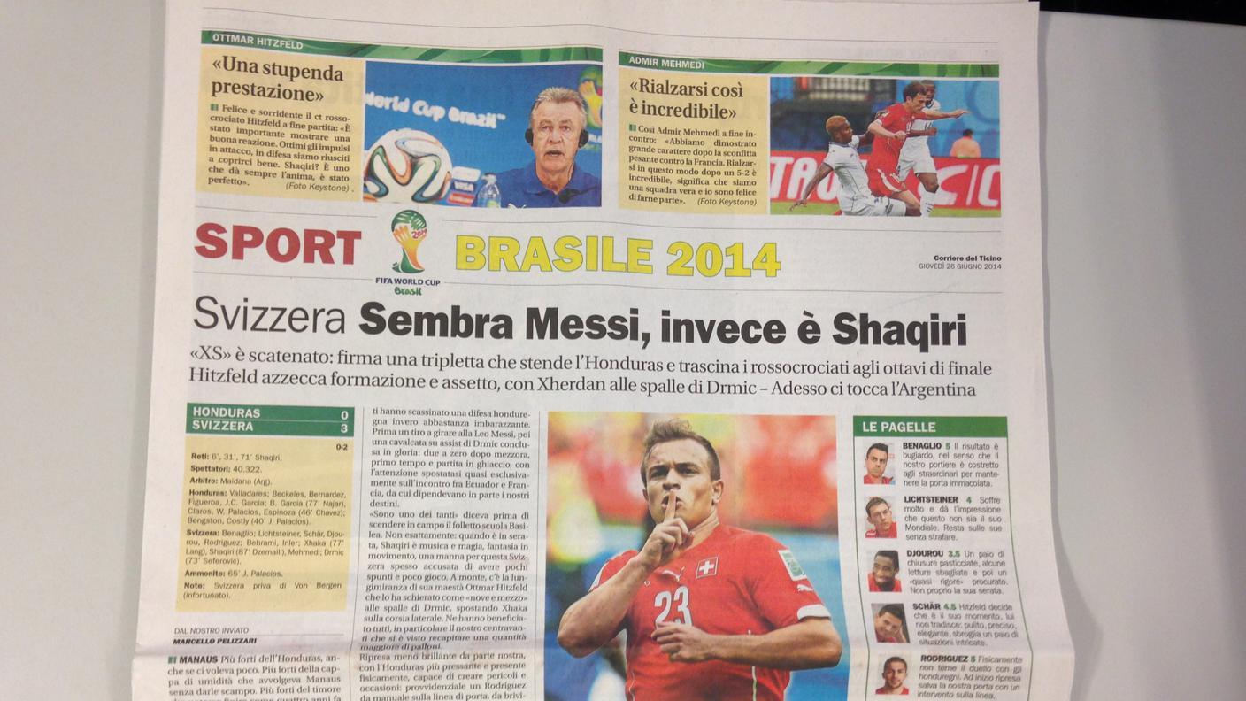 La prima pagina dello sport