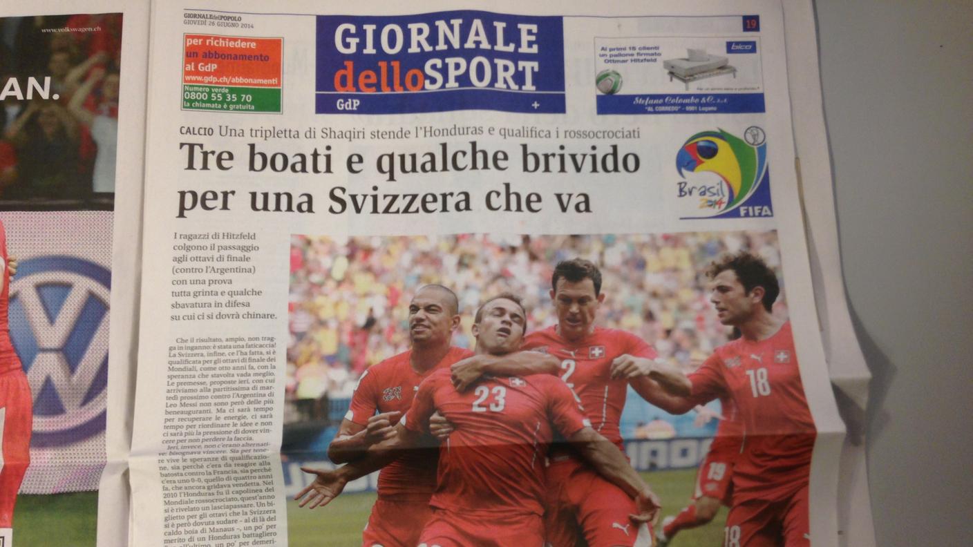La prima pagina dello sport