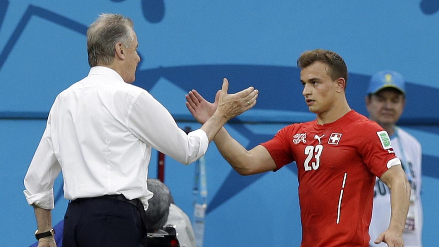 L'allenatore con Shaqiri
