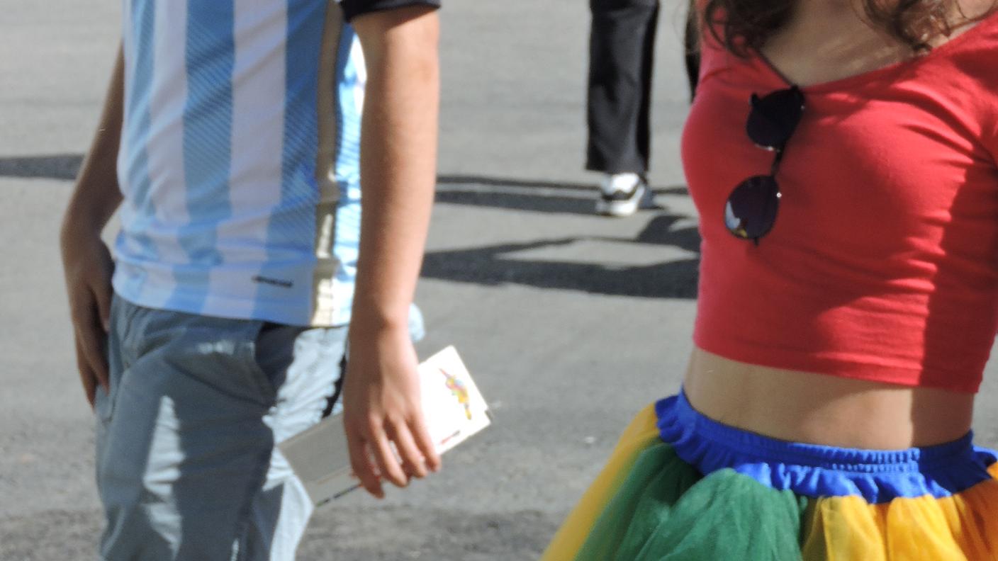 I tifosi di Argentina-Svizzera