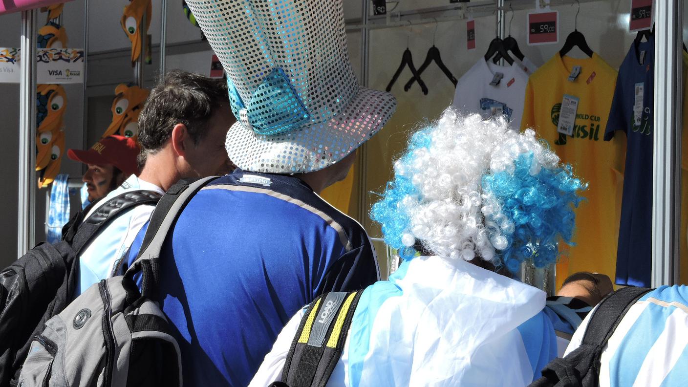 I tifosi di Argentina-Svizzera