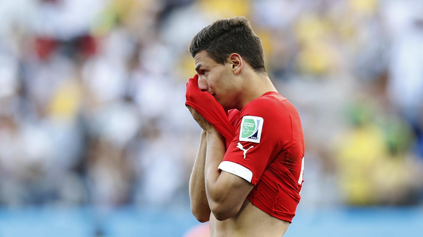 Schaer non riesce a trattenere le lacrime