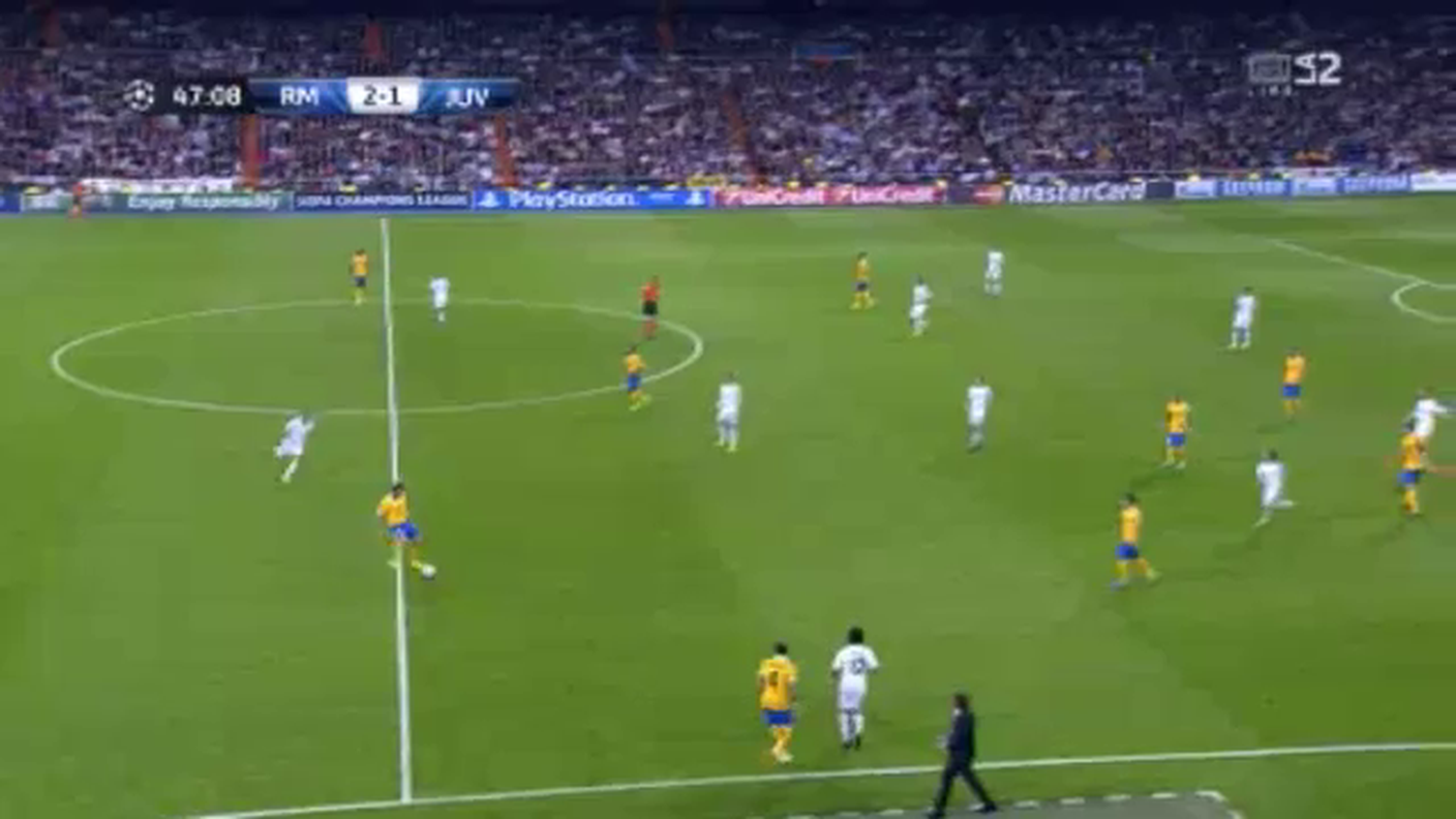 Juventus - Real, l'espulsione di Chiellini