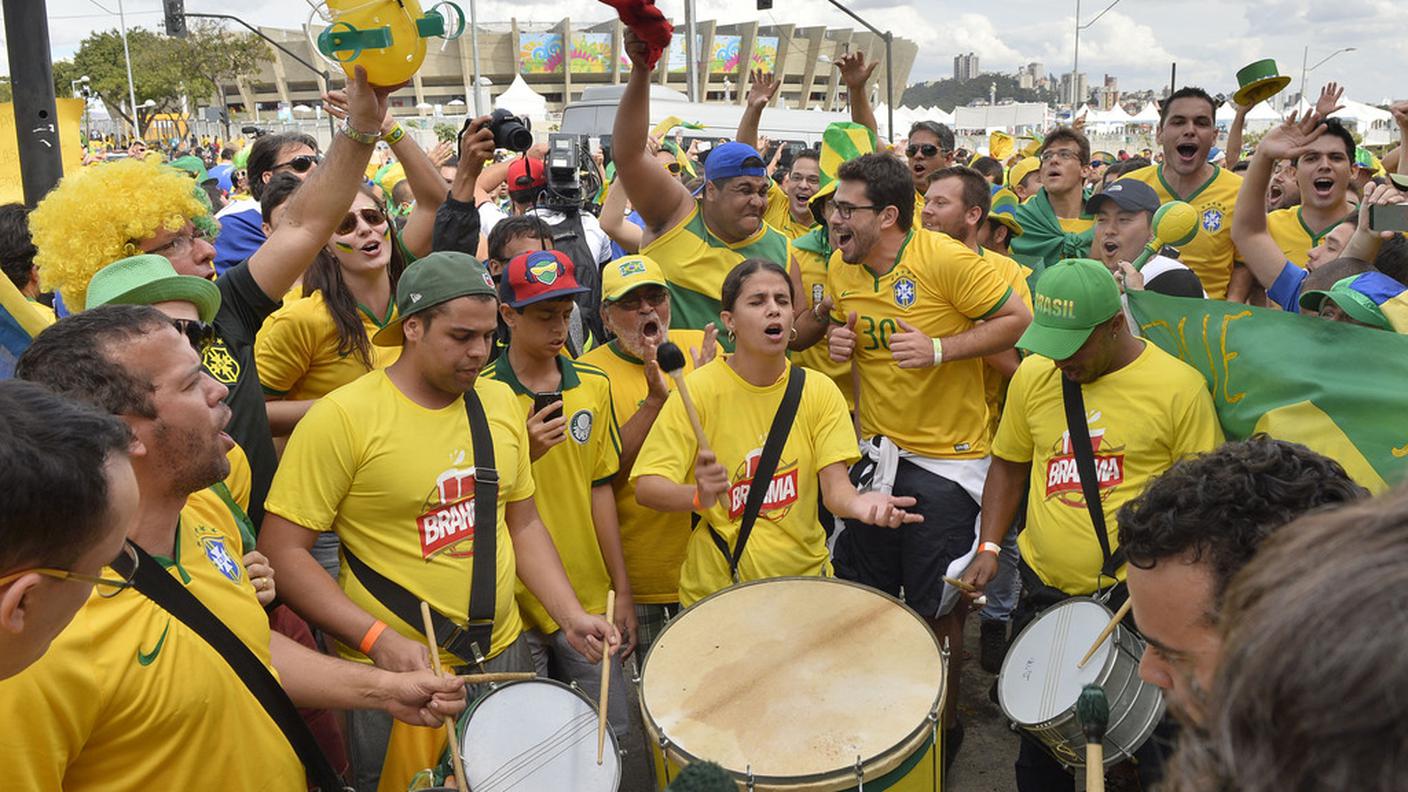 Brasile - Germania, i tifosi