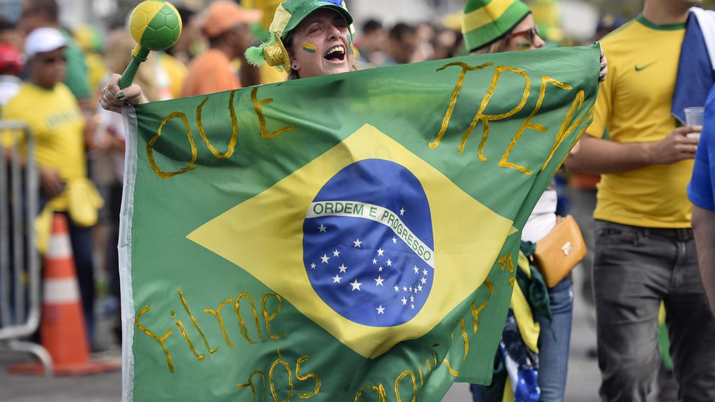 Brasile - Germania, i tifosi