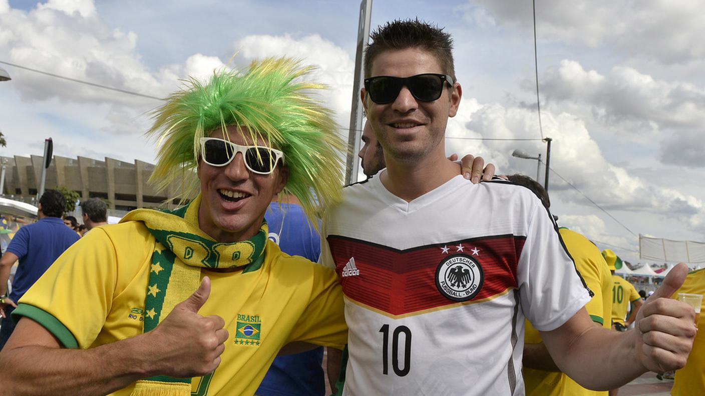 Brasile - Germania, i tifosi