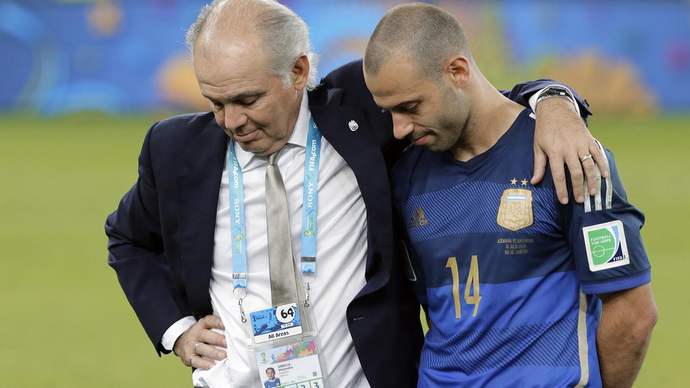 Alejandro Sabella e Javier Mascherano 