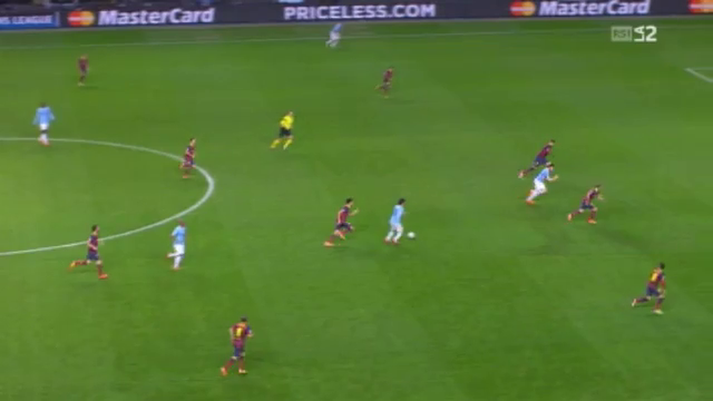 Manchester City-Barcellona: le highlights del 1o tempo