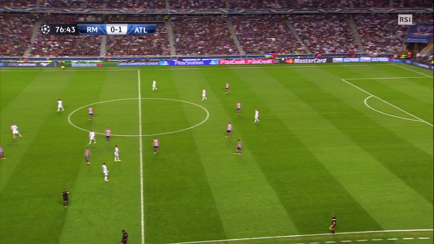 Finale Champions League, la seconda occasione di Bale (24.05.2014)