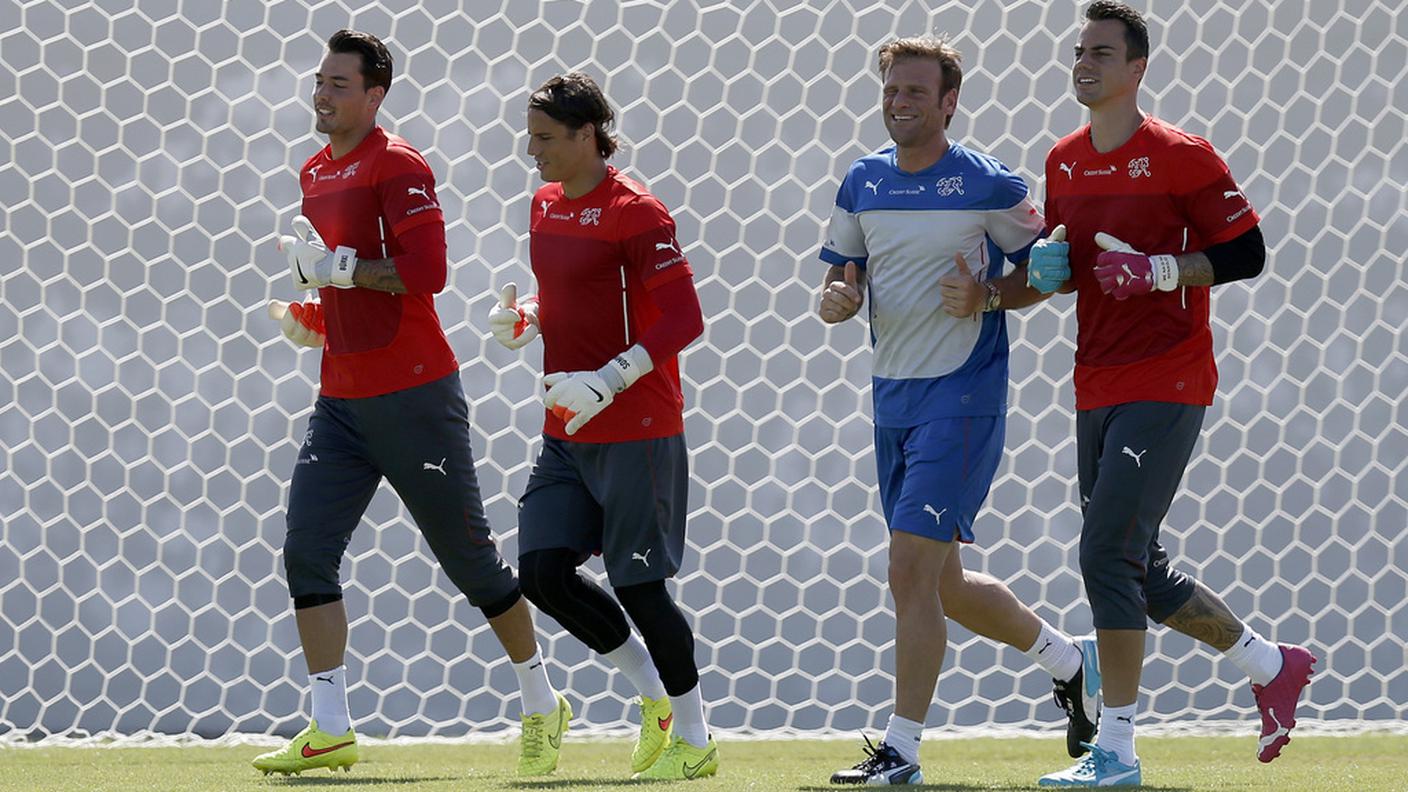 Patrick Foletti, Yann Sommer, Diego Benaglio e Roman Bürki