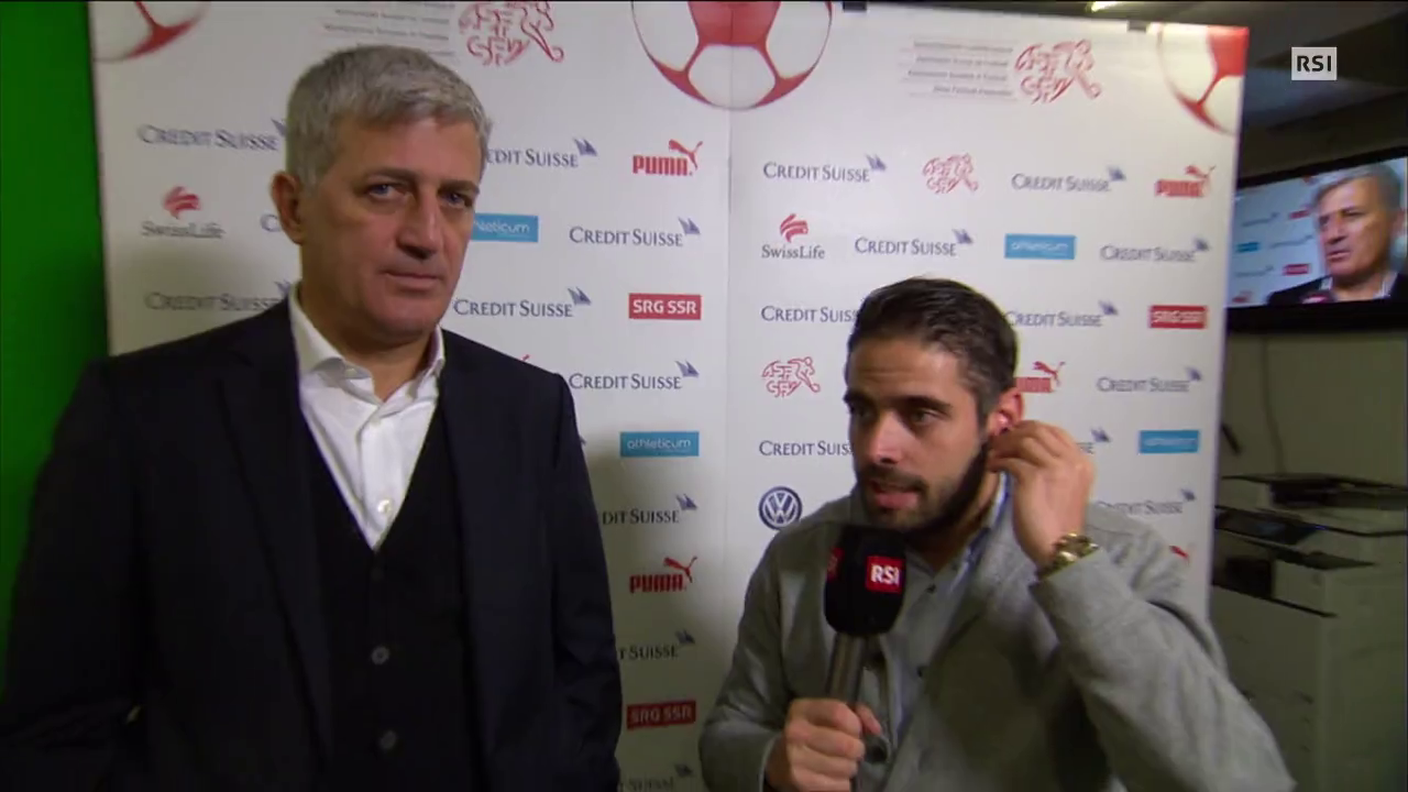 Euro 2016, l'intervista a Vladimir Petkovic dopo Svizzera-Lituania (SportSera 15.11.2014)
