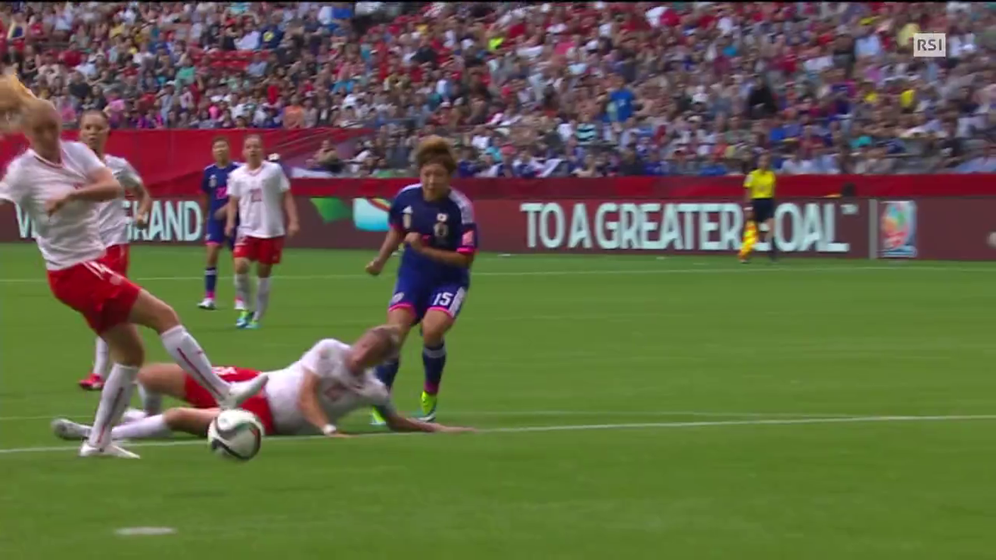 Mondiali di calcio femminili, Giappone - Svizzera (Telegiornale 12h30 09.06.2015)
