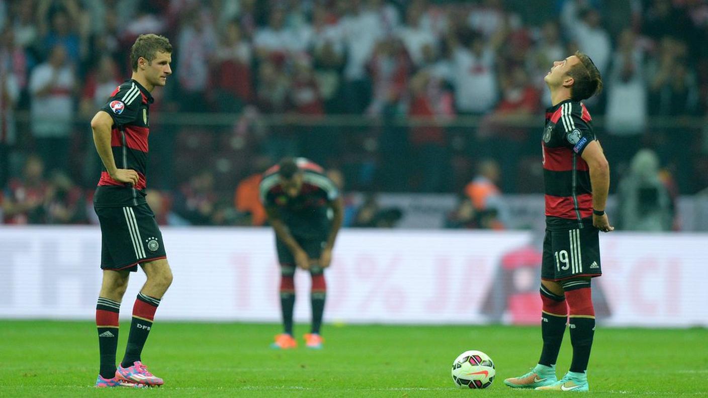 Müller e Götze non hanno saputo bucare la difesa polacca