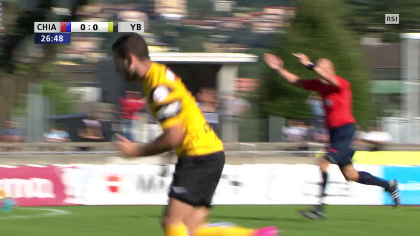 Coppa Svizzera, l'errore di Steffen in Chiasso - Young Boys (20.09.2015)