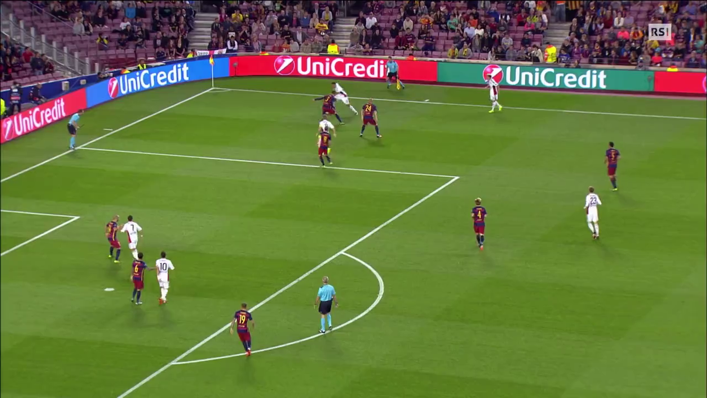 Champions League, le highlights del primo tempo di Barcellona - Leverkusen (29.09.2015)