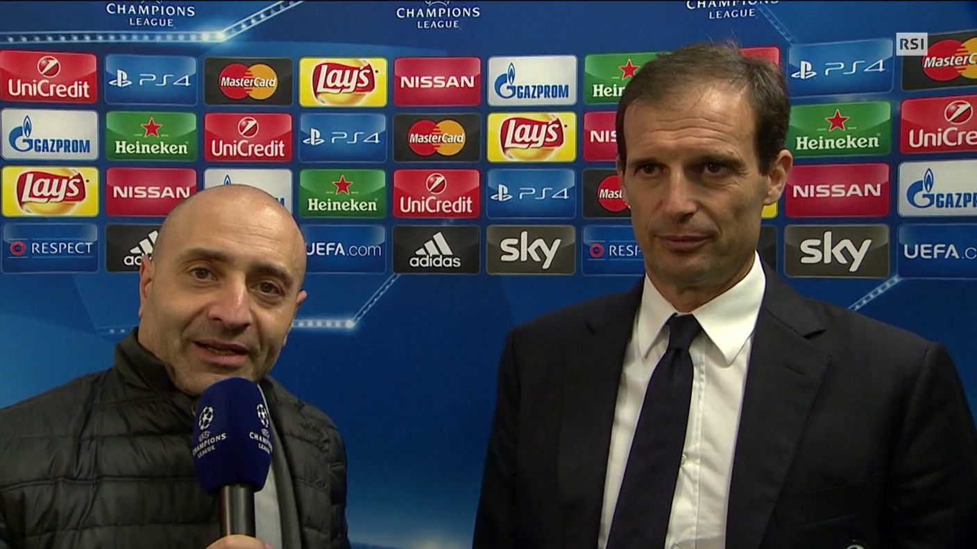 Champions League, l'intervista ad Allegri dopo B.Mönchengladbach-Juventus (03.11.2015)